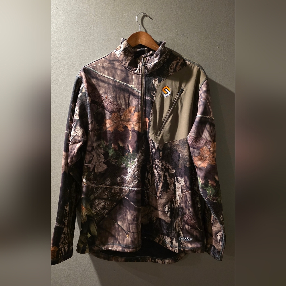 Scentlok Nexus Summit Weight Realtree Camo 1/4 Zip Pullover Hunting Mens XL‎
